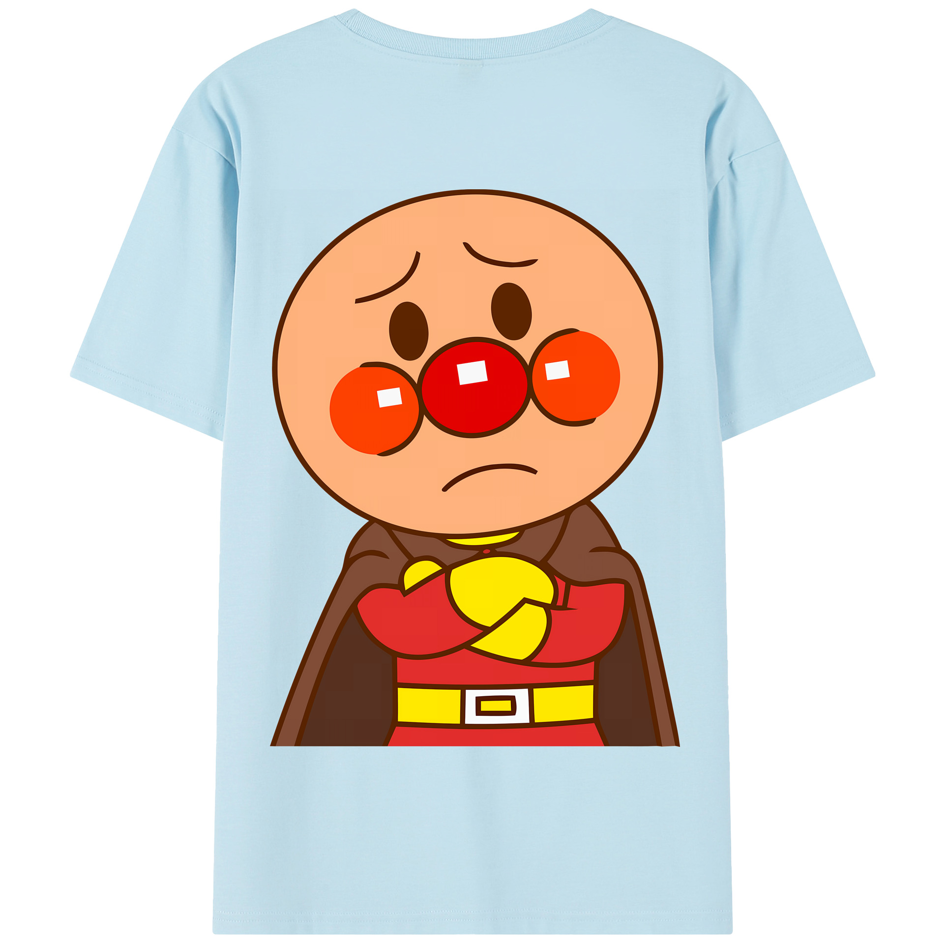 （画像用） アンパンマン Anpanman 綿100％半袖Tシャツ（背面プリント）